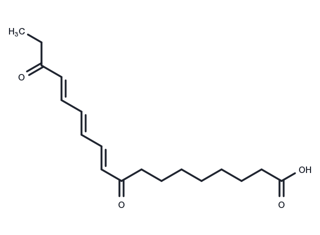 9,16-Dioxo-10,12,14-octadecatrienoic acid Chemical Structure