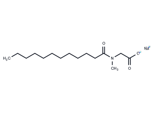 Lauroylsarcosine (sodium salt) Chemical Structure