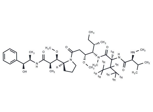 MMAE-d8 Chemical Structure