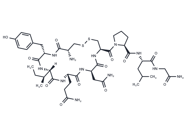 [D-Asn5]-Oxytocin Chemical Structure