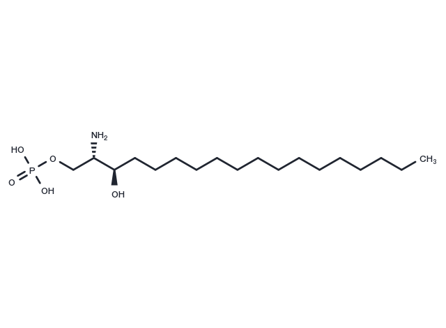 Sphinganine 1-phosphate Chemical Structure