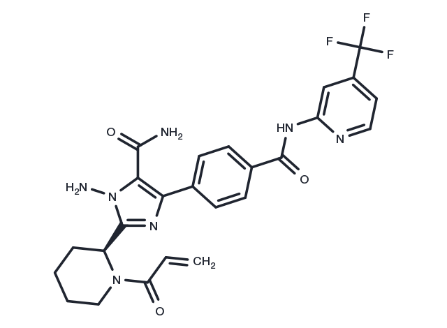 BTK inhibitor 19 Chemical Structure
