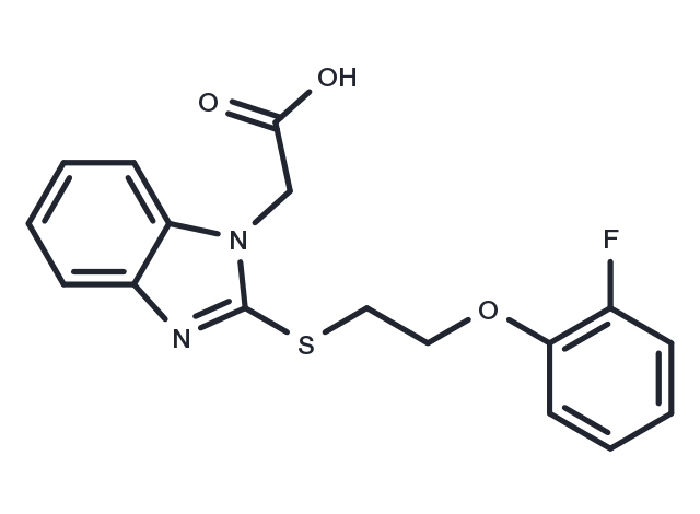 (2-{[2-(2-fluorophenoxy)ethyl]sulfanyl}-1H-benzimidazol-1-yl)acetic acid