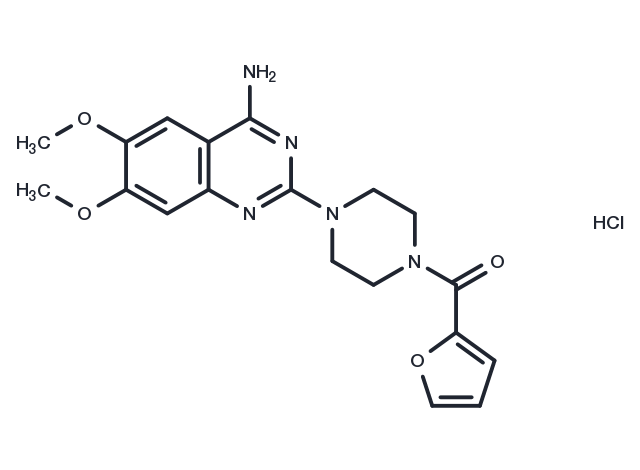 Prazosin hydrochloride Chemical Structure