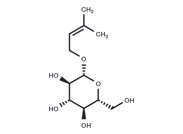 Prenyl glucoside Chemical Structure