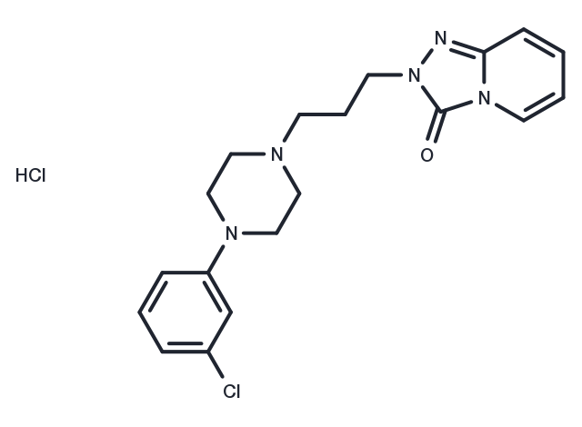 Trazodone hydrochloride Chemical Structure