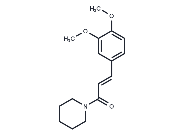 1-(3,4-Dimethoxycinnamoyl)piperidine Chemical Structure