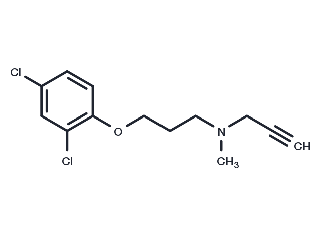 Clorgyline Chemical Structure