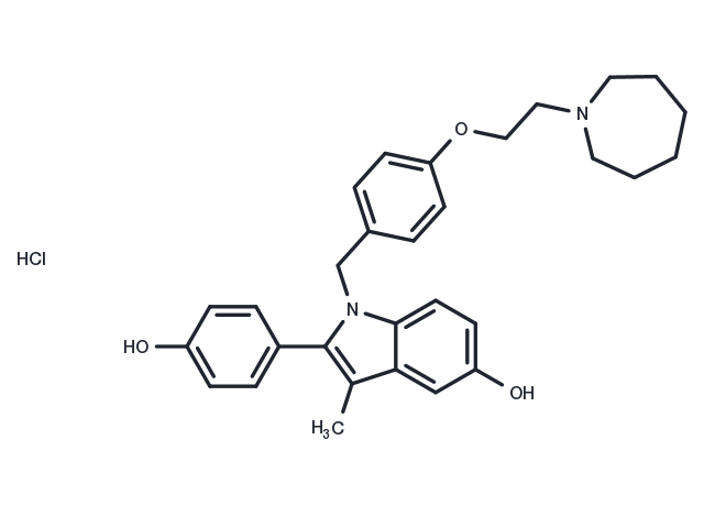 Bazedoxifene hydrochloride Chemical Structure