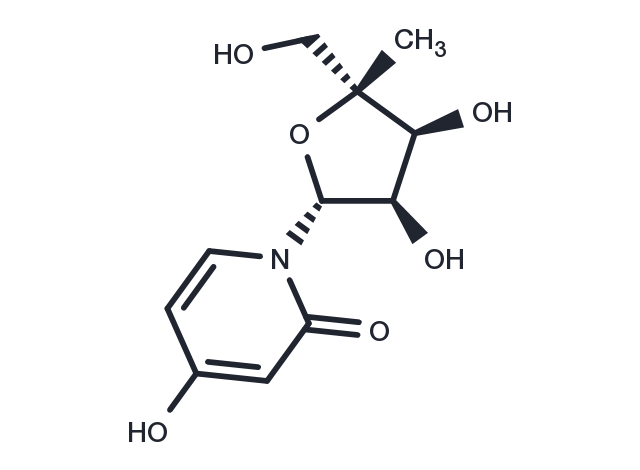 3-Deaza-4’-C-methyluridine Chemical Structure