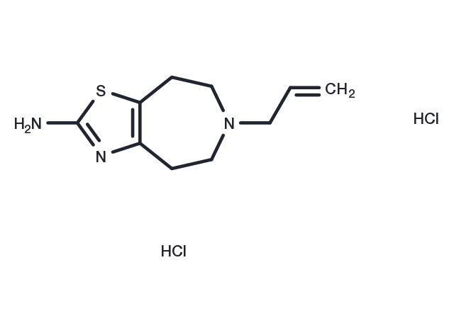 Talipexole dihydrochloride Chemical Structure
