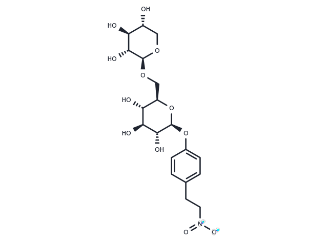 4-(2-Nitroethyl)phenyl primeveroside Chemical Structure