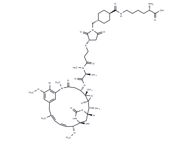 Lys-SMCC-DM1 Chemical Structure