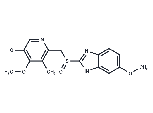 Omeprazole Chemical Structure
