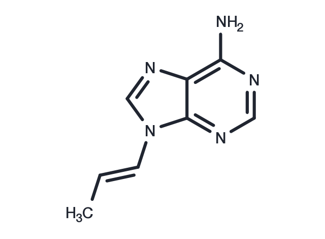 9-Propenyladenine Chemical Structure