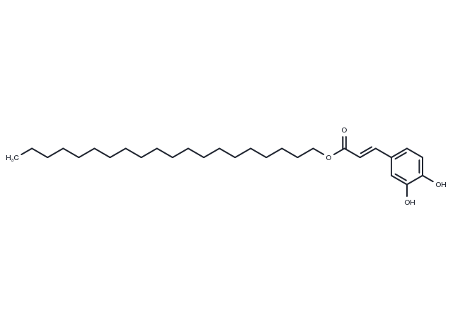 Eicosanyl caffeate Chemical Structure