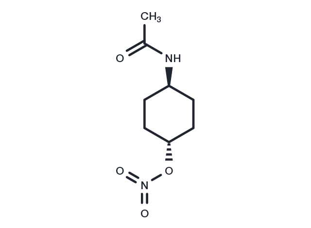 (4-Acetamidocyclohexyl) nitrate Chemical Structure