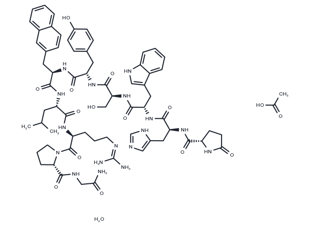 Nafarelin acetate(76932-56-4 free base) Chemical Structure