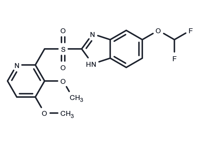 Pantoprazole sulfone Chemical Structure