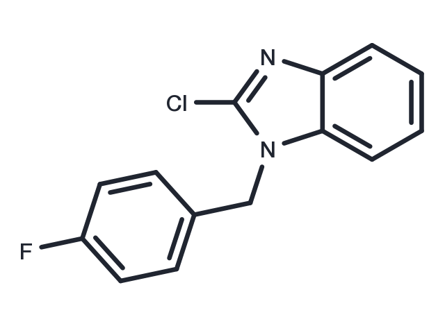 2-Chloro-1-(4-fluorobenzyl)benzimidazole Chemical Structure