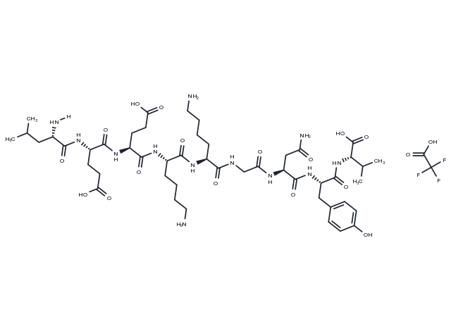 EGFRvIII Peptide TFA Chemical Structure