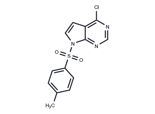 4-Chloro-7-tosyl-7H-pyrrolo[2,3-d]pyrimidine Chemical Structure