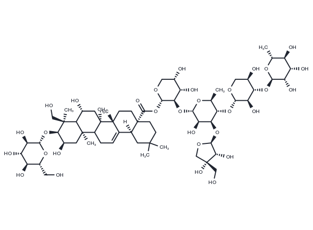 Mi-Saponin B Chemical Structure