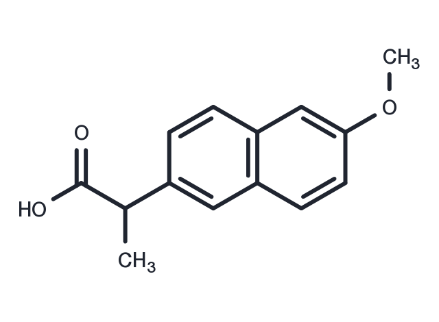 Racemic Naproxen Chemical Structure