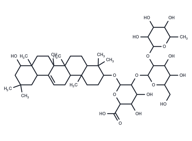 Kaikasaponin III Chemical Structure