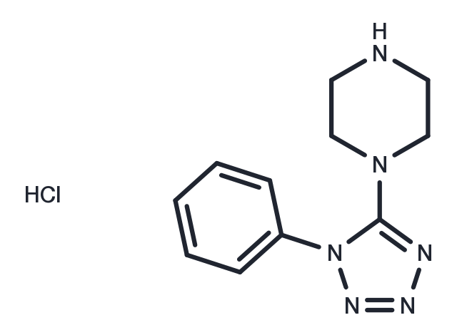 1-(1-phenyltetrazol-5-yl)piperazine;hydrochloride Chemical Structure