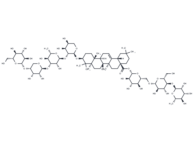 Clematichinenoside C Chemical Structure