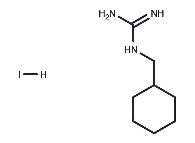 1-(cyclohexylmethyl)guanidine hydroiodide Chemical Structure