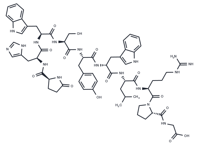 (D-Trp6)-LHRH free acid Chemical Structure