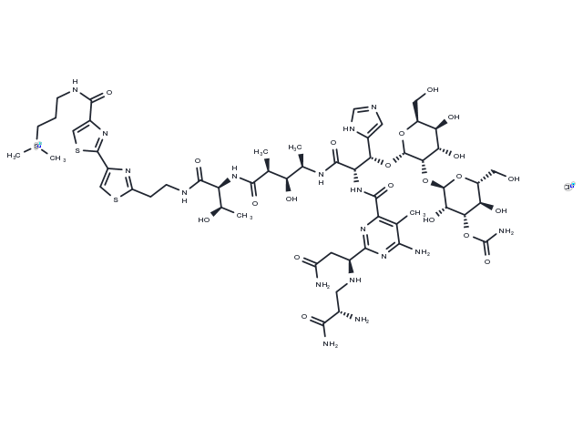 Bleomycin hydrochloride Chemical Structure