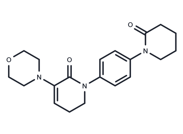3-Morpholino-1-(4-(2-oxopiperidin-1-yl)phenyl)-5,6-dihydropyridin-2(1H)-one Chemical Structure