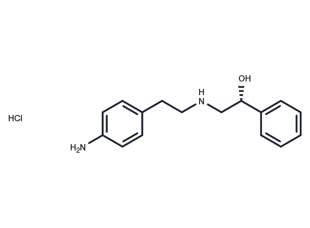 (R)-2-((4-Aminophenethyl)amino)-1-phenylethanol hydrochloride Chemical Structure