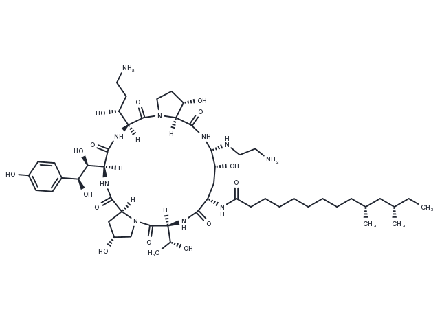Caspofungin Chemical Structure