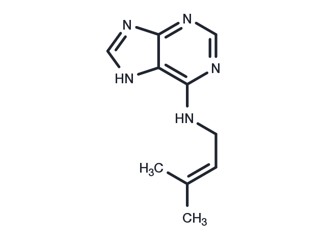 6-(γ,γ-Dimethylallylamino)purine Chemical Structure