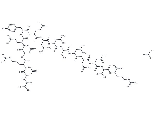transferrin fragment acetate Chemical Structure