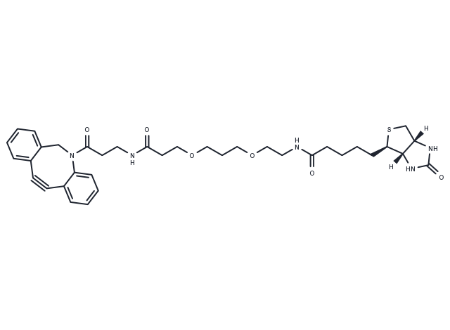 DBCO-NHCO-PEG2-Biotin Chemical Structure