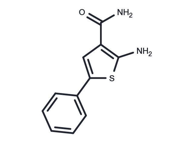 2-AMINO-5-PHENYL-THIOPHENE-3-CARBOXYLIC Chemical Structure