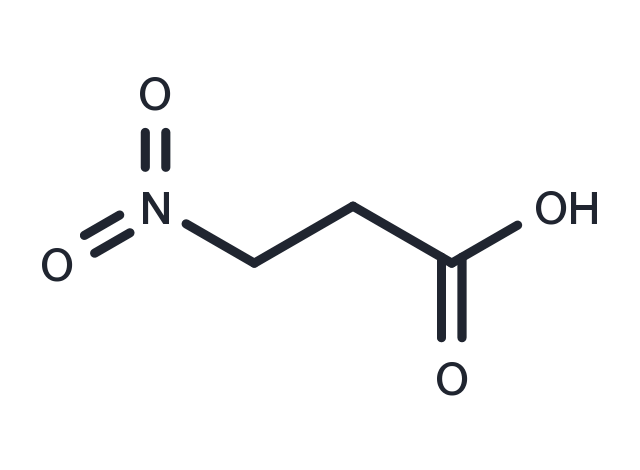 3-Nitropropanoic acid Chemical Structure