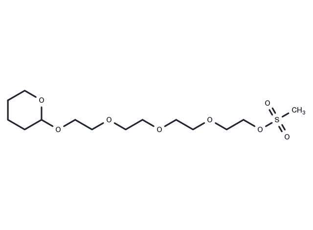 MS-PEG4-THP Chemical Structure