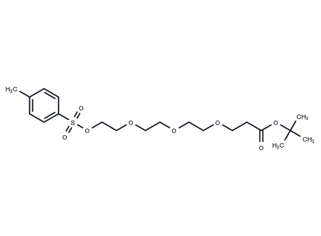 Tos-PEG4-t-butyl ester Chemical Structure