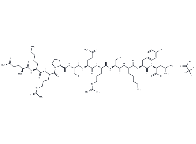 Myelin Basic Protein Peptide (mouse, bovine) TFA Chemical Structure