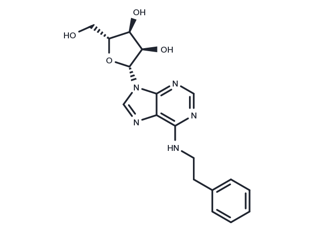 N6-(2-Phenylethyl)adenosine Chemical Structure