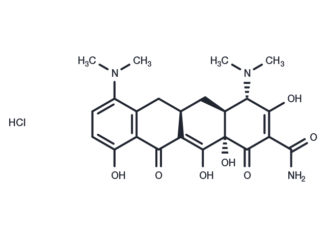 Minocycline hydrochloride Chemical Structure