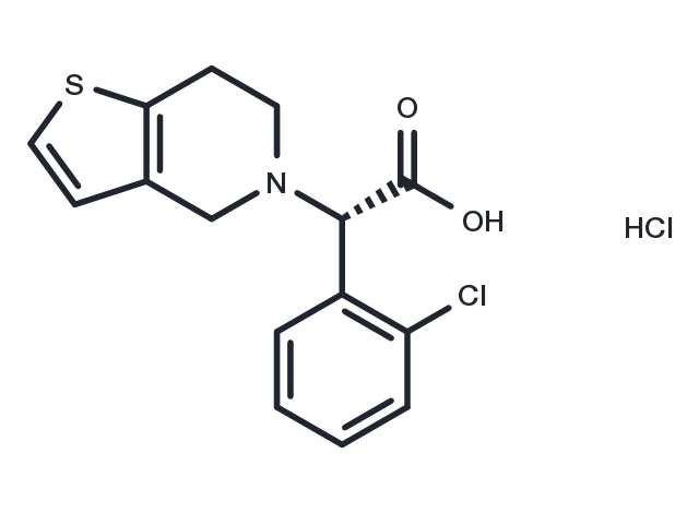 Clopidogrel Carboxylic Acid (hydrochloride) Chemical Structure