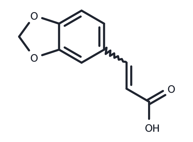3,4-(Methylenedioxy)cinnamic acid Chemical Structure