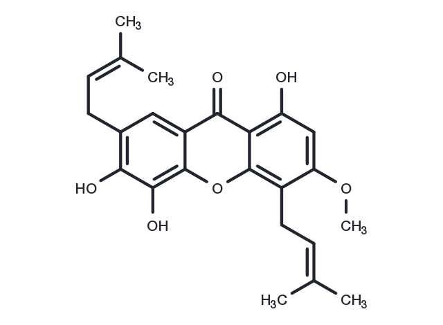 Parvifolixanthone B Chemical Structure